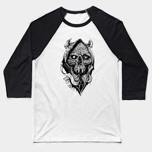 Dark skull Baseball T-Shirt